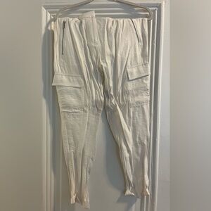 DKNy white Cargo Pants